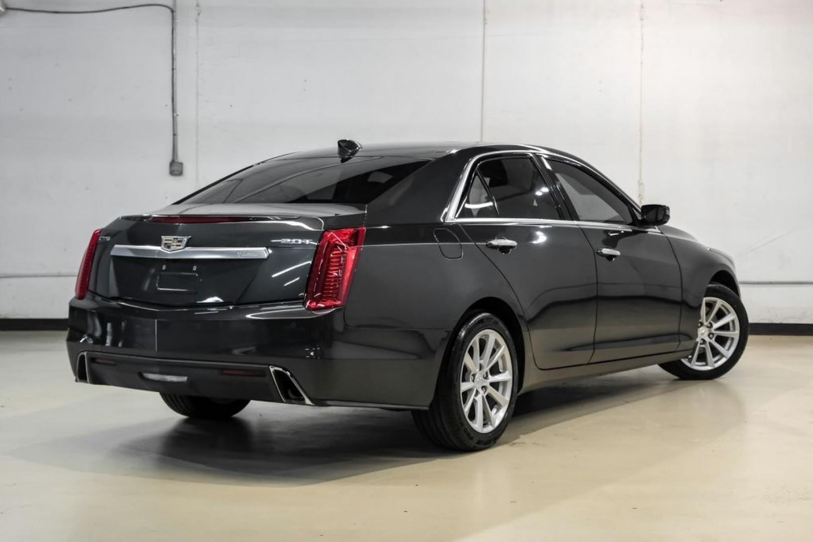 2018 Phantom Gray /Light Platinum With Jet Black Accents Cadillac CTS 2.0L Turbo (1G6AP5SX9J0) with an 2.0L Turbo I4 DI DOHC VVT engine, Automatic transmission, located at 15300 Midway Rd., Addison, TX, 75001, (972) 702-0011, 32.958321, -96.838074 - Photo#9
