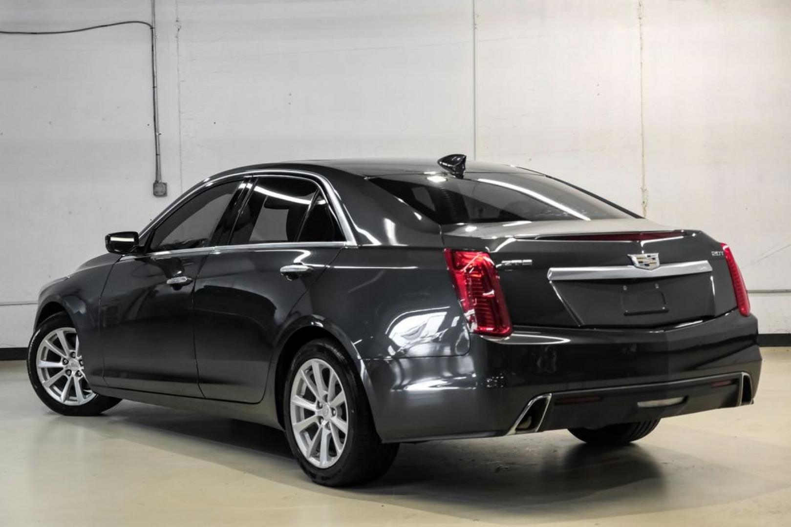 2018 Phantom Gray /Light Platinum With Jet Black Accents Cadillac CTS 2.0L Turbo (1G6AP5SX9J0) with an 2.0L Turbo I4 DI DOHC VVT engine, Automatic transmission, located at 15300 Midway Rd., Addison, TX, 75001, (972) 702-0011, 32.958321, -96.838074 - Photo#10