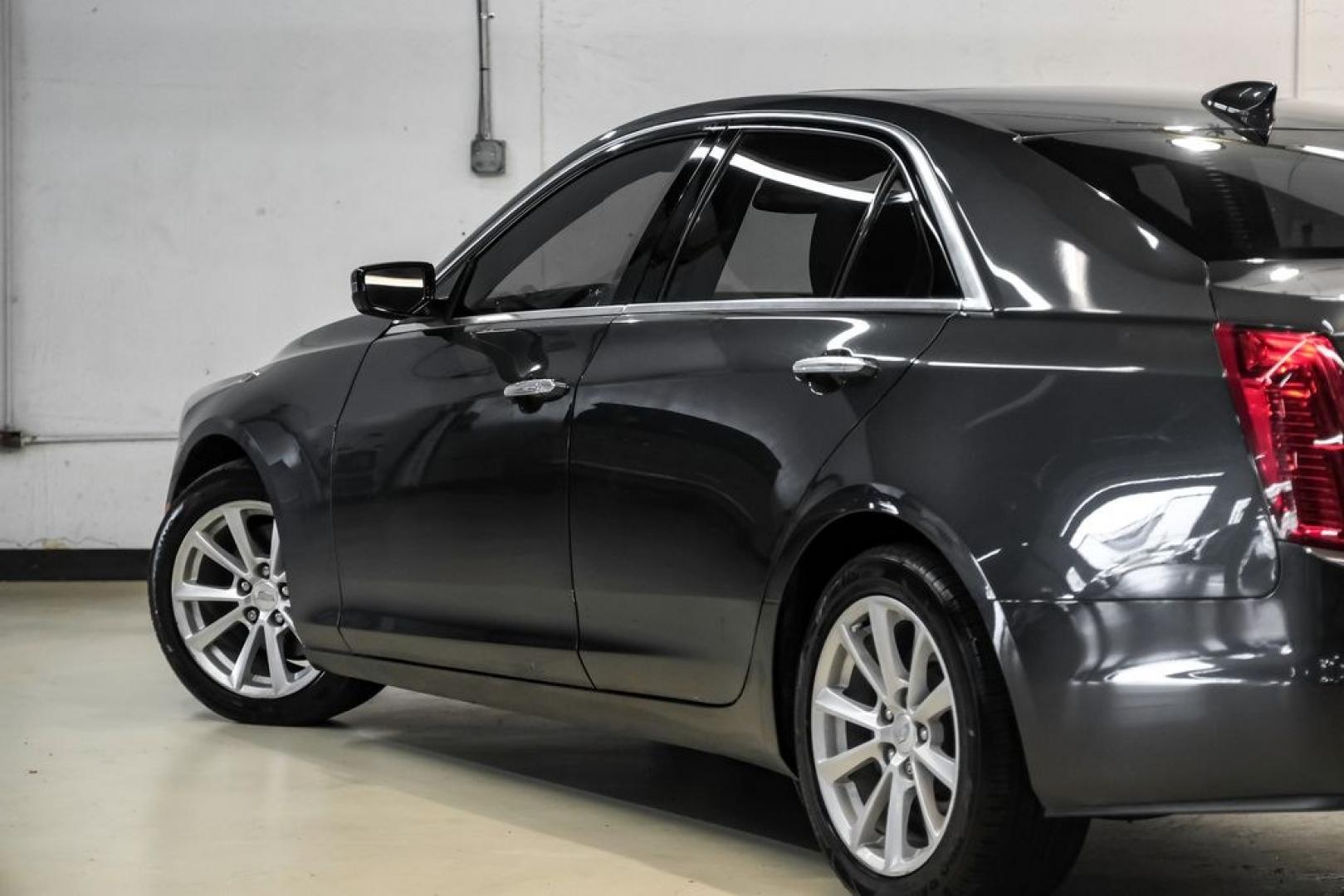 2018 Phantom Gray /Light Platinum With Jet Black Accents Cadillac CTS 2.0L Turbo (1G6AP5SX9J0) with an 2.0L Turbo I4 DI DOHC VVT engine, Automatic transmission, located at 15300 Midway Rd., Addison, TX, 75001, (972) 702-0011, 32.958321, -96.838074 - Photo#11