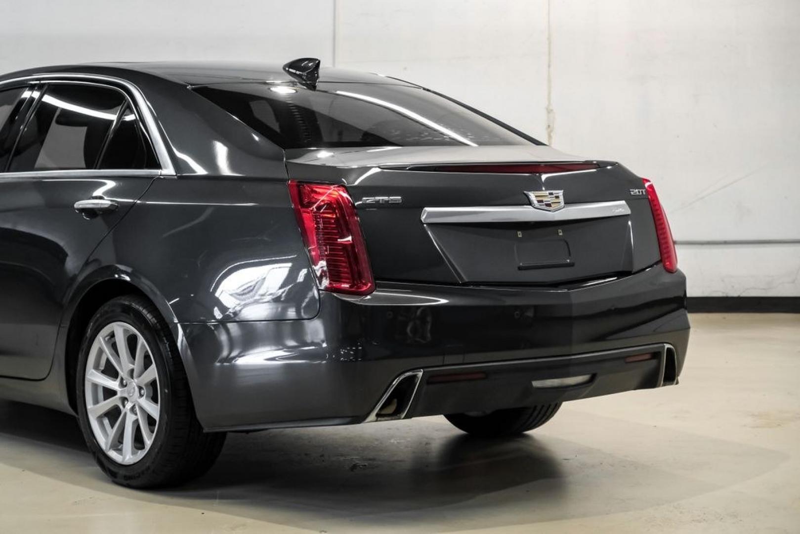 2018 Phantom Gray /Light Platinum With Jet Black Accents Cadillac CTS 2.0L Turbo (1G6AP5SX9J0) with an 2.0L Turbo I4 DI DOHC VVT engine, Automatic transmission, located at 15300 Midway Rd., Addison, TX, 75001, (972) 702-0011, 32.958321, -96.838074 - Photo#12