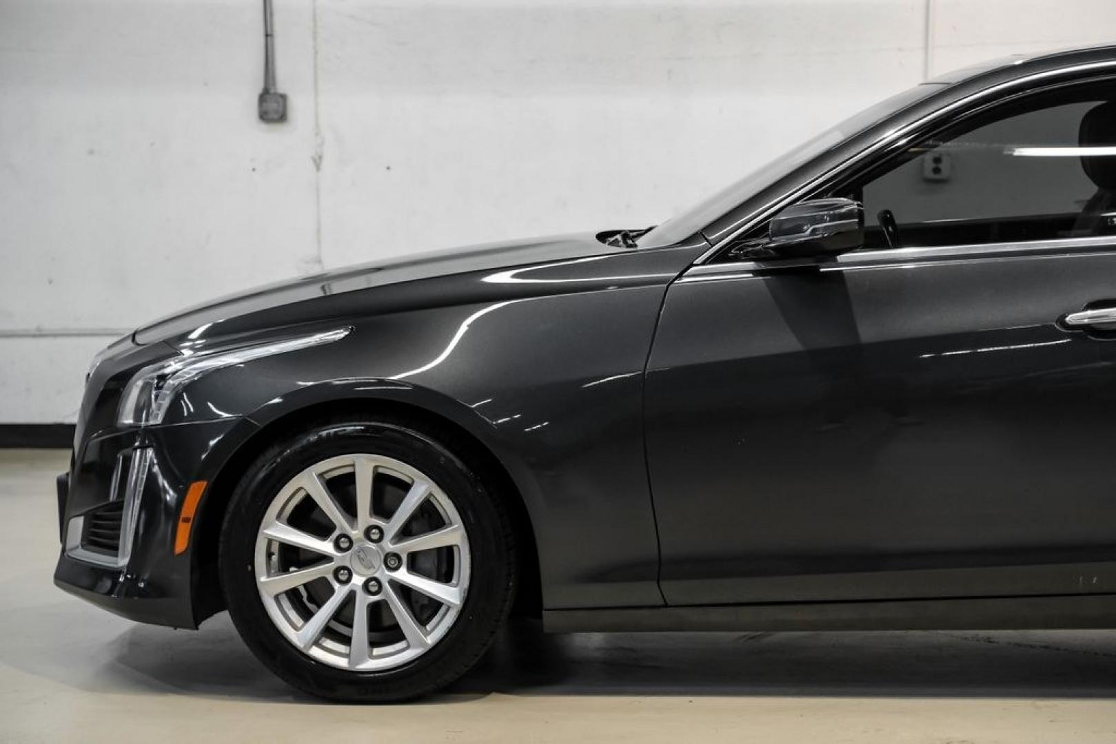 2018 Phantom Gray /Light Platinum With Jet Black Accents Cadillac CTS 2.0L Turbo (1G6AP5SX9J0) with an 2.0L Turbo I4 DI DOHC VVT engine, Automatic transmission, located at 15300 Midway Rd., Addison, TX, 75001, (972) 702-0011, 32.958321, -96.838074 - Photo#13