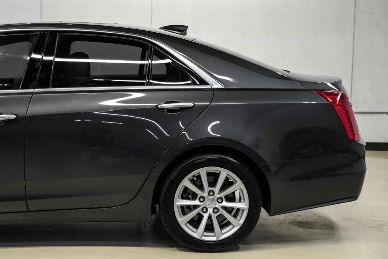 2018 Phantom Gray /Light Platinum With Jet Black Accents Cadillac CTS 2.0L Turbo (1G6AP5SX9J0) with an 2.0L Turbo I4 DI DOHC VVT engine, Automatic transmission, located at 15300 Midway Rd., Addison, TX, 75001, (972) 702-0011, 32.958321, -96.838074 - Photo#14