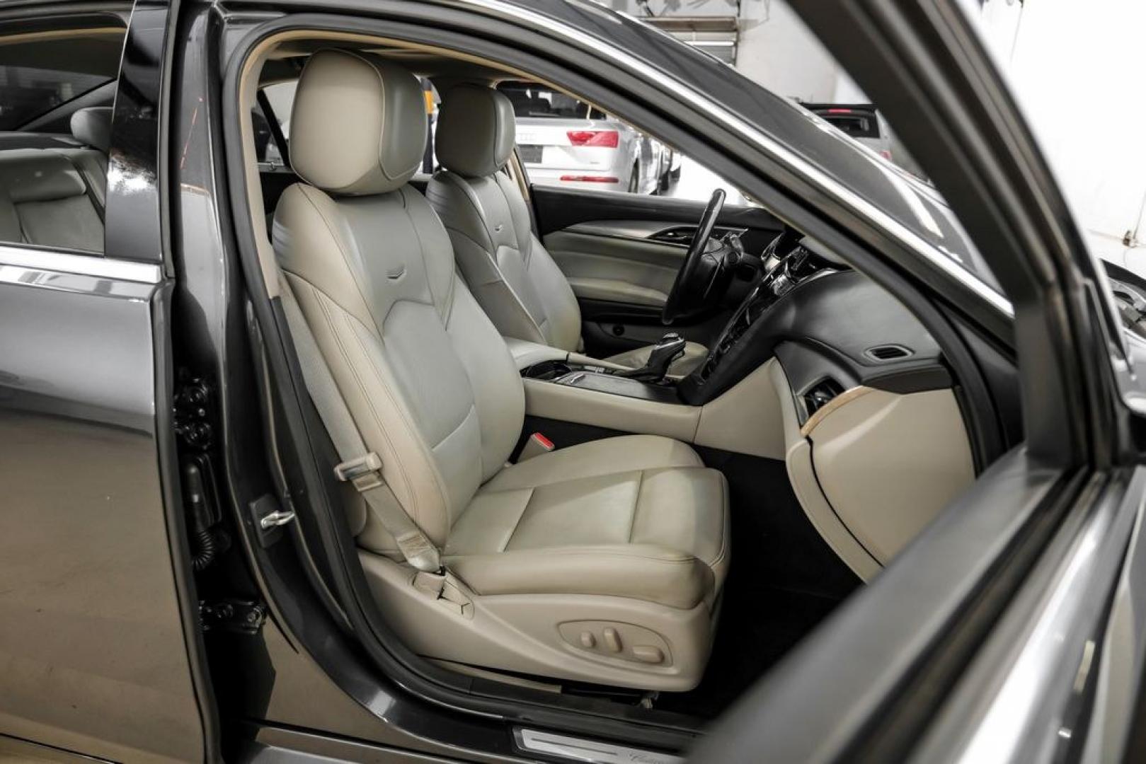2018 Phantom Gray /Light Platinum With Jet Black Accents Cadillac CTS 2.0L Turbo (1G6AP5SX9J0) with an 2.0L Turbo I4 DI DOHC VVT engine, Automatic transmission, located at 15300 Midway Rd., Addison, TX, 75001, (972) 702-0011, 32.958321, -96.838074 - Photo#31