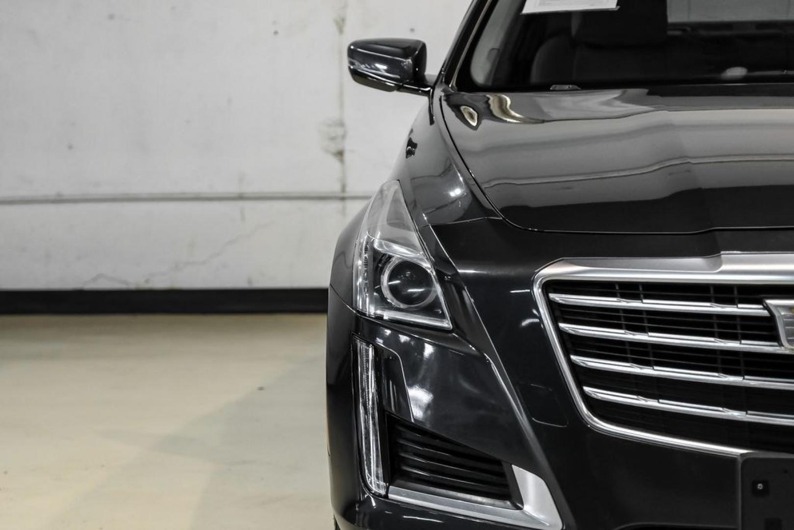 2018 Phantom Gray /Light Platinum With Jet Black Accents Cadillac CTS 2.0L Turbo (1G6AP5SX9J0) with an 2.0L Turbo I4 DI DOHC VVT engine, Automatic transmission, located at 15300 Midway Rd., Addison, TX, 75001, (972) 702-0011, 32.958321, -96.838074 - Photo#42