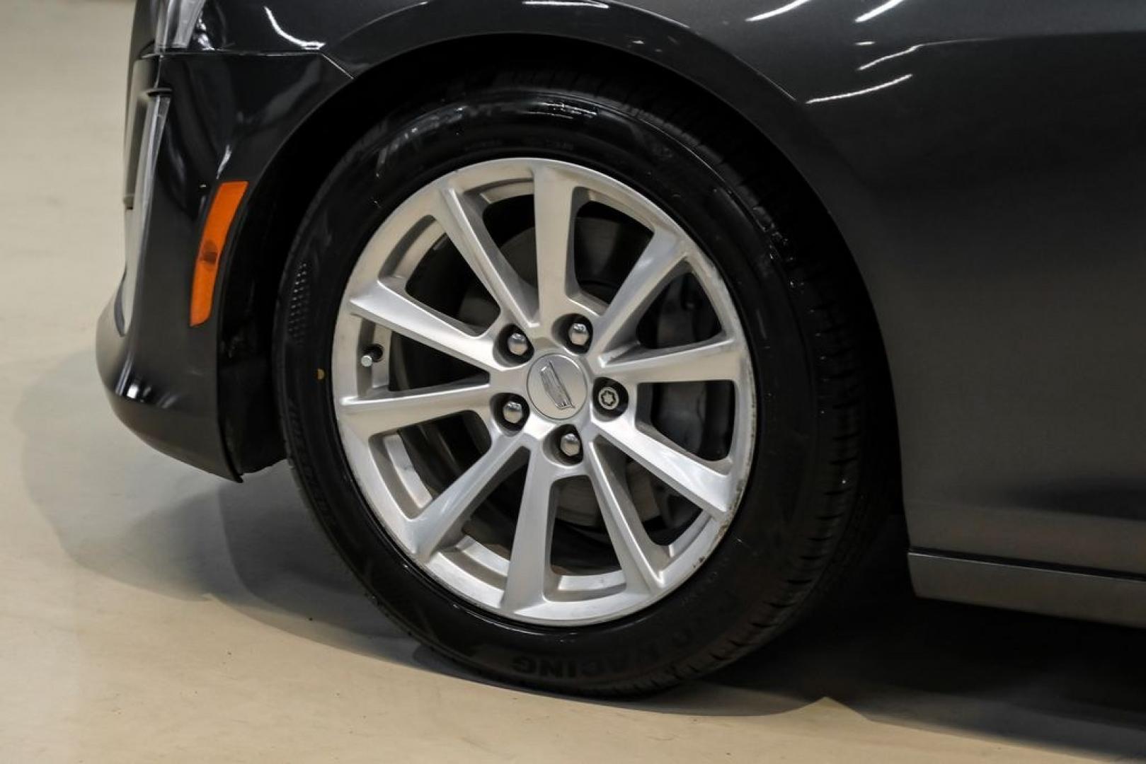 2018 Phantom Gray /Light Platinum With Jet Black Accents Cadillac CTS 2.0L Turbo (1G6AP5SX9J0) with an 2.0L Turbo I4 DI DOHC VVT engine, Automatic transmission, located at 15300 Midway Rd., Addison, TX, 75001, (972) 702-0011, 32.958321, -96.838074 - Photo#50