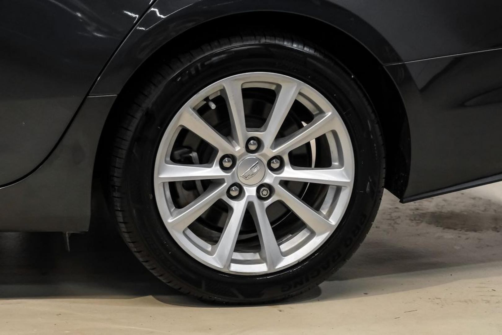 2018 Phantom Gray /Light Platinum With Jet Black Accents Cadillac CTS 2.0L Turbo (1G6AP5SX9J0) with an 2.0L Turbo I4 DI DOHC VVT engine, Automatic transmission, located at 15300 Midway Rd., Addison, TX, 75001, (972) 702-0011, 32.958321, -96.838074 - Photo#51