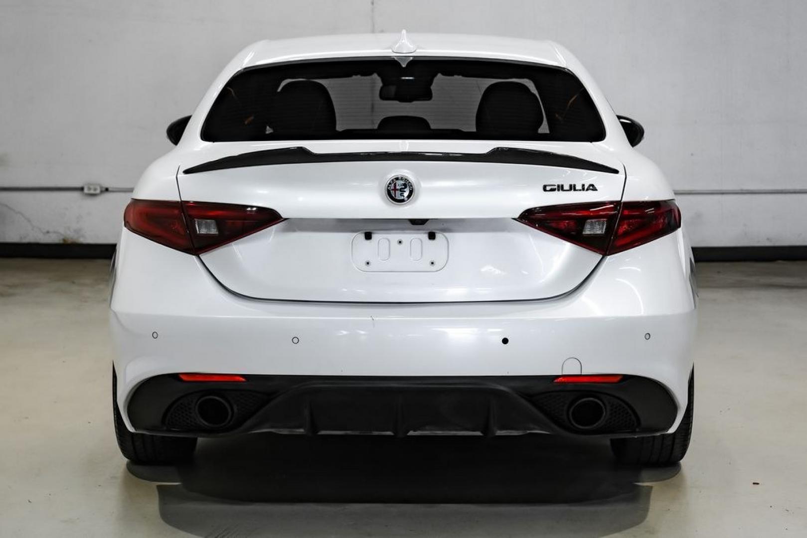 2019 White /Black Alfa Romeo Giulia Ti Sport Carbon (ZARFAMBN9K7) with an I4 engine, Automatic transmission, located at 15300 Midway Rd., Addison, TX, 75001, (972) 702-0011, 32.958321, -96.838074 - Photo#10