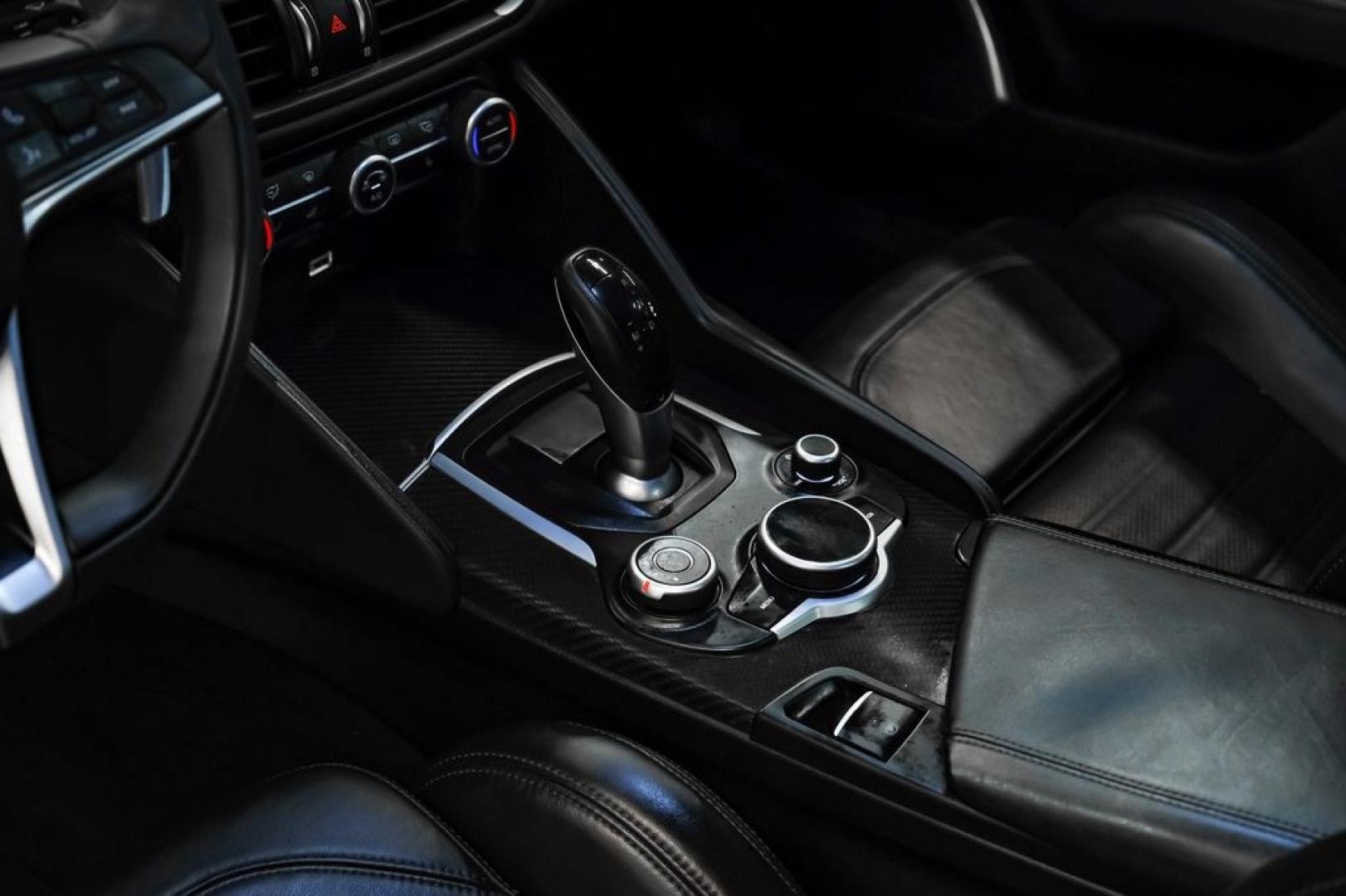 2019 White /Black Alfa Romeo Giulia Ti Sport Carbon (ZARFAMBN9K7) with an I4 engine, Automatic transmission, located at 15300 Midway Rd., Addison, TX, 75001, (972) 702-0011, 32.958321, -96.838074 - Photo#27