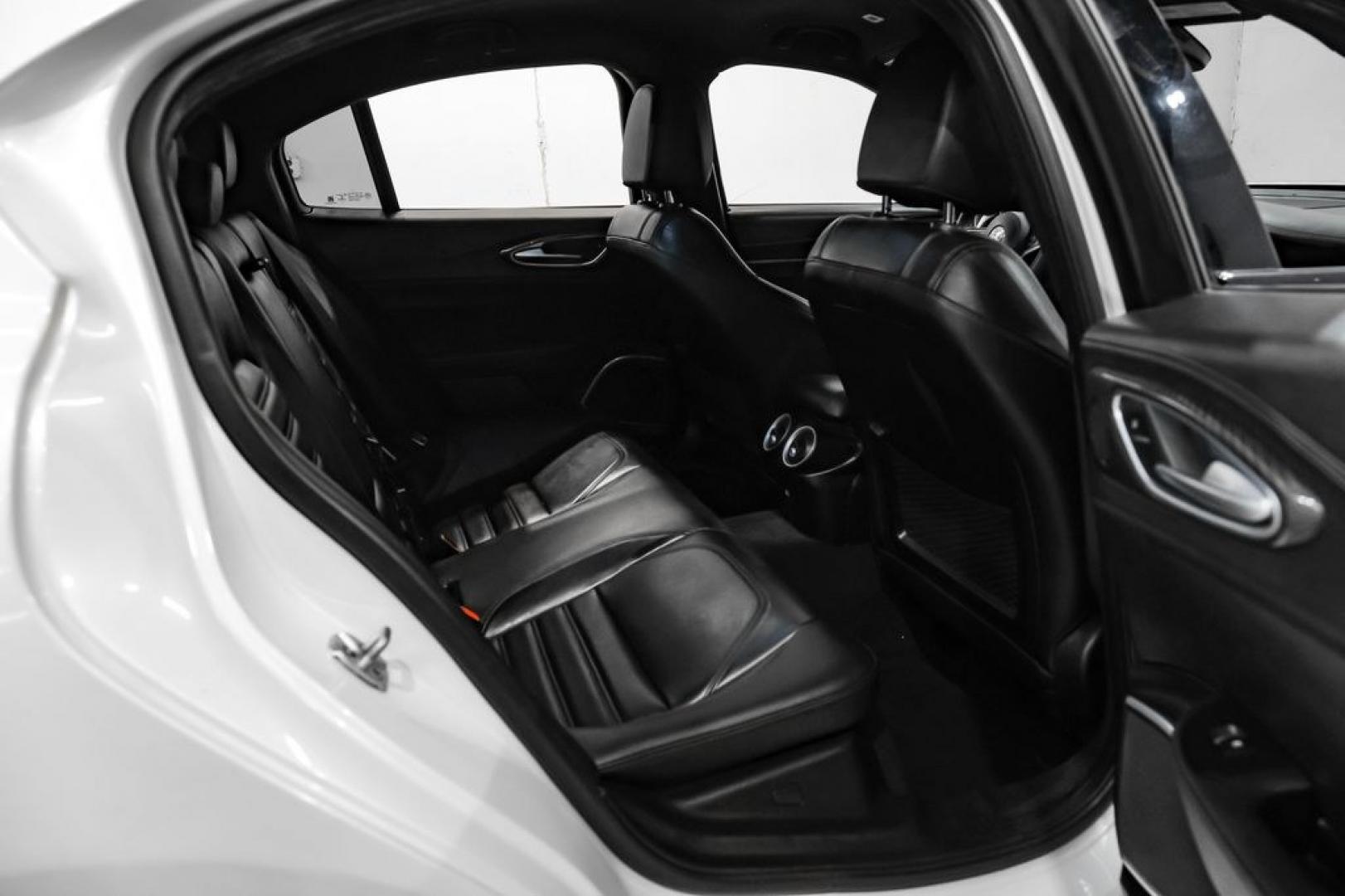 2019 White /Black Alfa Romeo Giulia Ti Sport Carbon (ZARFAMBN9K7) with an I4 engine, Automatic transmission, located at 15300 Midway Rd., Addison, TX, 75001, (972) 702-0011, 32.958321, -96.838074 - Photo#36