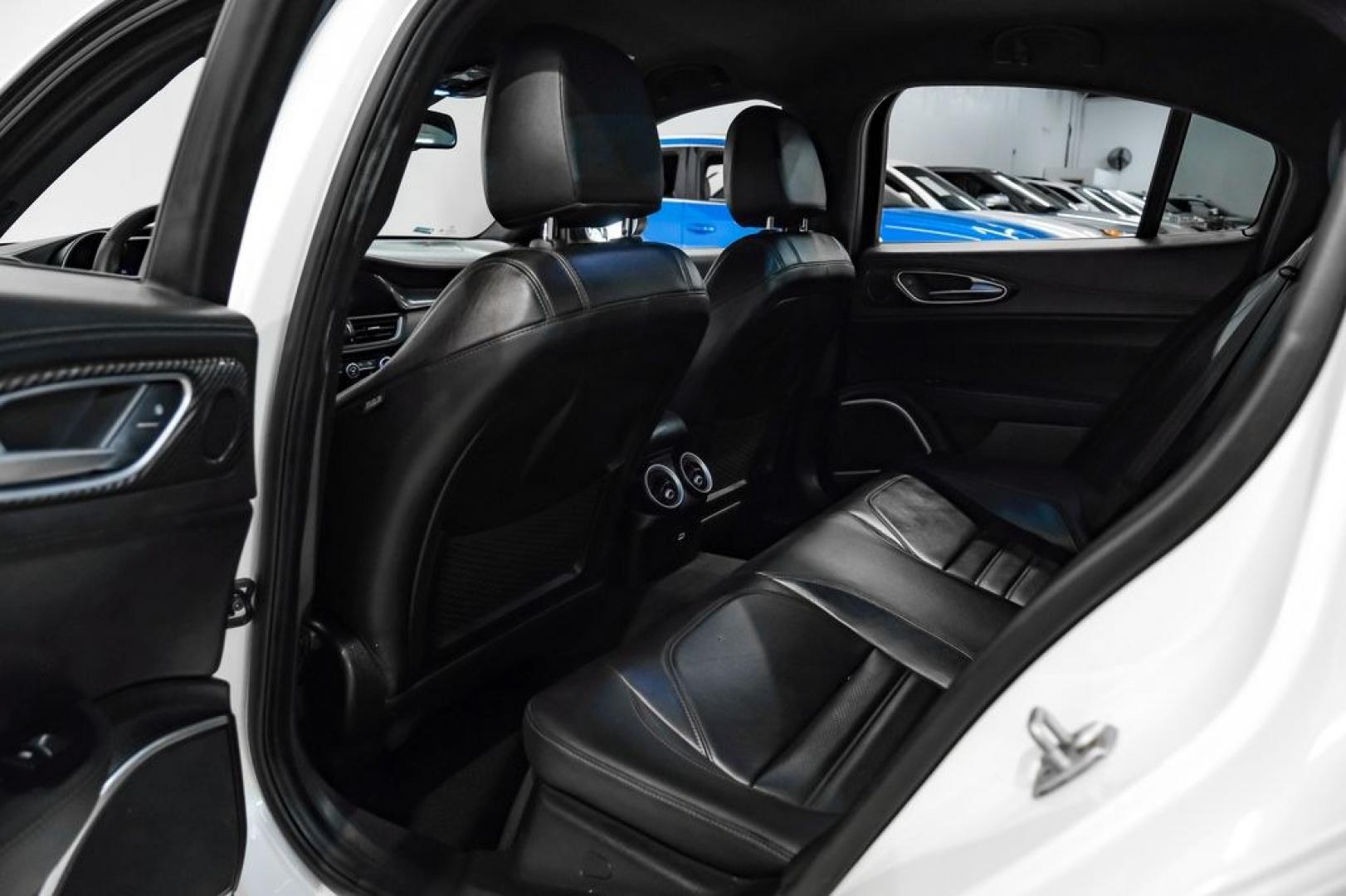 2019 White /Black Alfa Romeo Giulia Ti Sport Carbon (ZARFAMBN9K7) with an I4 engine, Automatic transmission, located at 15300 Midway Rd., Addison, TX, 75001, (972) 702-0011, 32.958321, -96.838074 - Photo#37