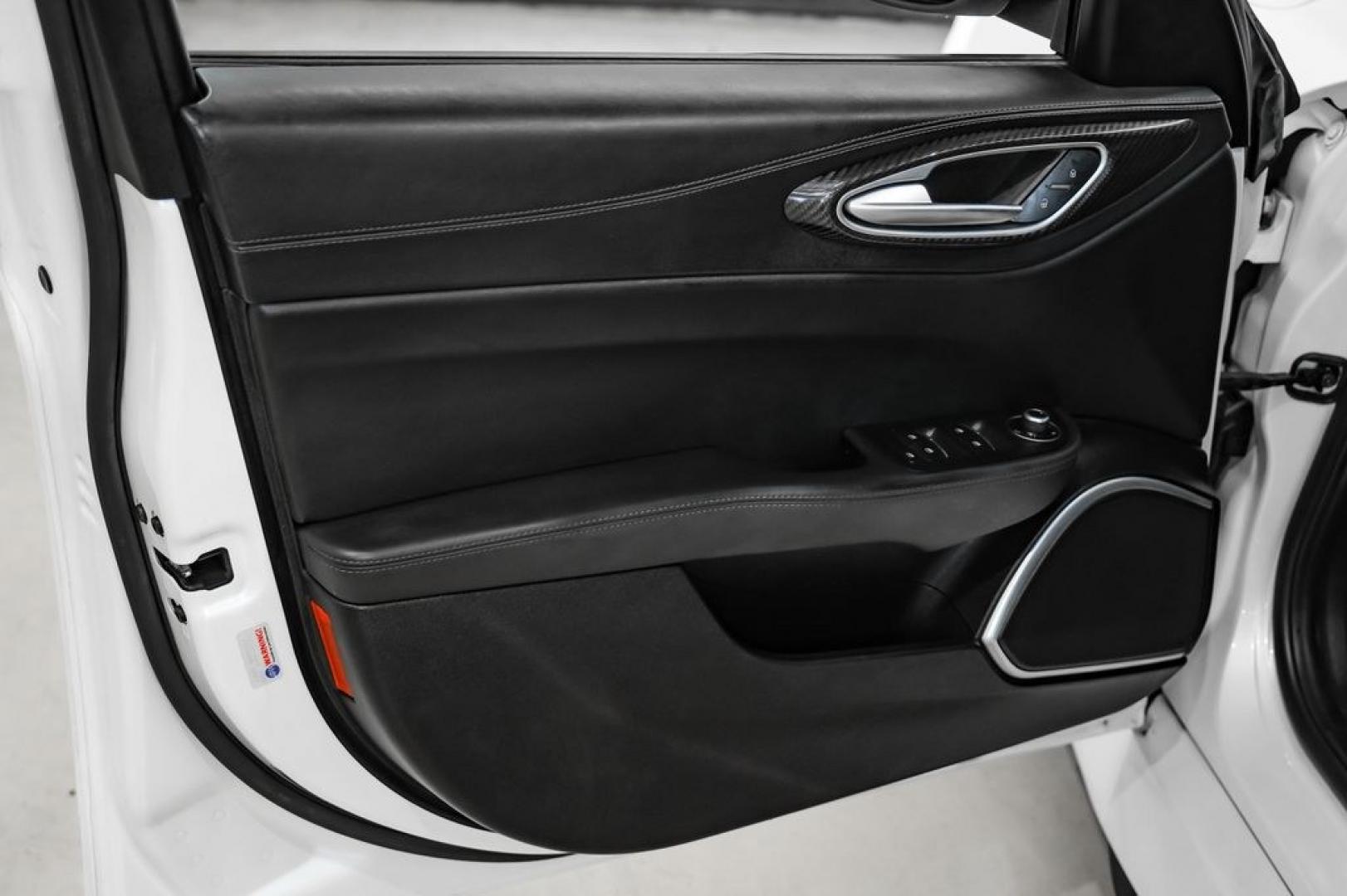 2019 White /Black Alfa Romeo Giulia Ti Sport Carbon (ZARFAMBN9K7) with an I4 engine, Automatic transmission, located at 15300 Midway Rd., Addison, TX, 75001, (972) 702-0011, 32.958321, -96.838074 - Photo#41