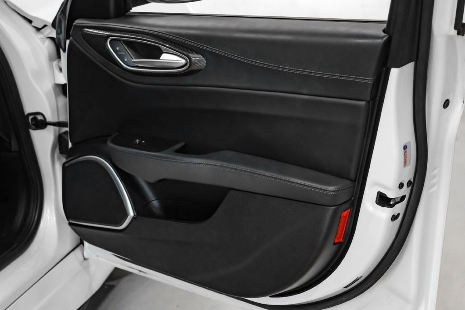 2019 White /Black Alfa Romeo Giulia Ti Sport Carbon (ZARFAMBN9K7) with an I4 engine, Automatic transmission, located at 15300 Midway Rd., Addison, TX, 75001, (972) 702-0011, 32.958321, -96.838074 - Photo#43