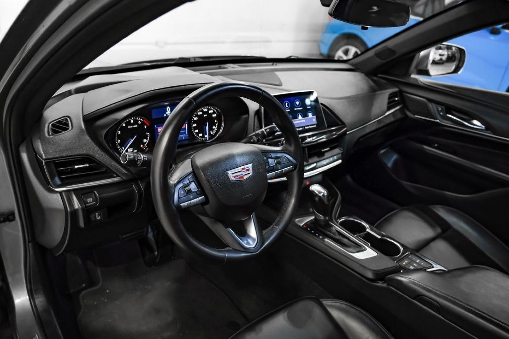 2020 Steel Metallic /Jet Black With Jet Black Accents Cadillac CT4 Luxury (1G6DA5RK5L0) with an 2.0L Turbocharged engine, Automatic transmission, located at 15300 Midway Rd., Addison, TX, 75001, (972) 702-0011, 32.958321, -96.838074 - Photo#2