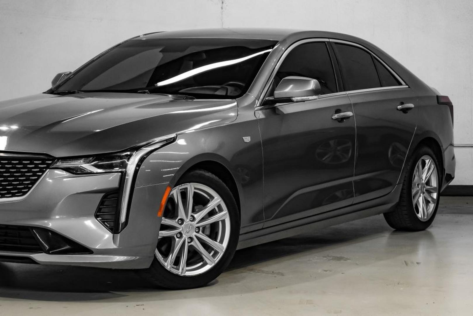 2020 Steel Metallic /Jet Black With Jet Black Accents Cadillac CT4 Luxury (1G6DA5RK5L0) with an 2.0L Turbocharged engine, Automatic transmission, located at 15300 Midway Rd., Addison, TX, 75001, (972) 702-0011, 32.958321, -96.838074 - Photo#5