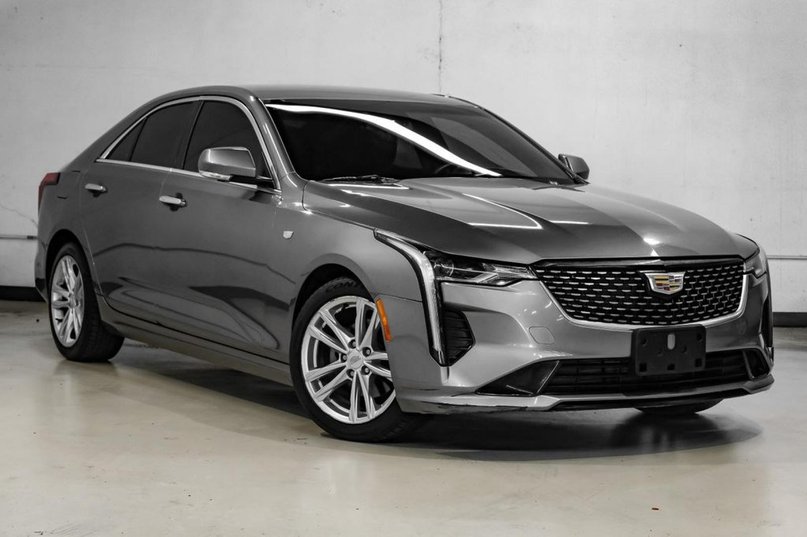 2020 Steel Metallic /Jet Black With Jet Black Accents Cadillac CT4 Luxury (1G6DA5RK5L0) with an 2.0L Turbocharged engine, Automatic transmission, located at 15300 Midway Rd., Addison, TX, 75001, (972) 702-0011, 32.958321, -96.838074 - Photo#7