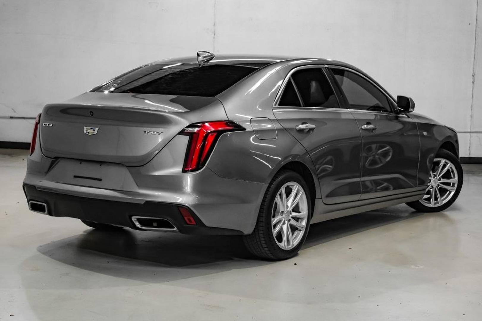 2020 Steel Metallic /Jet Black With Jet Black Accents Cadillac CT4 Luxury (1G6DA5RK5L0) with an 2.0L Turbocharged engine, Automatic transmission, located at 15300 Midway Rd., Addison, TX, 75001, (972) 702-0011, 32.958321, -96.838074 - Photo#9