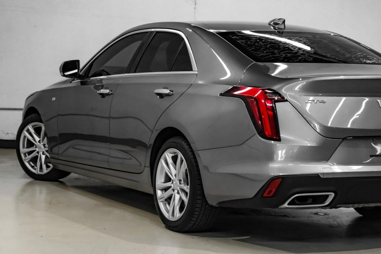 2020 Steel Metallic /Jet Black With Jet Black Accents Cadillac CT4 Luxury (1G6DA5RK5L0) with an 2.0L Turbocharged engine, Automatic transmission, located at 15300 Midway Rd., Addison, TX, 75001, (972) 702-0011, 32.958321, -96.838074 - Photo#12