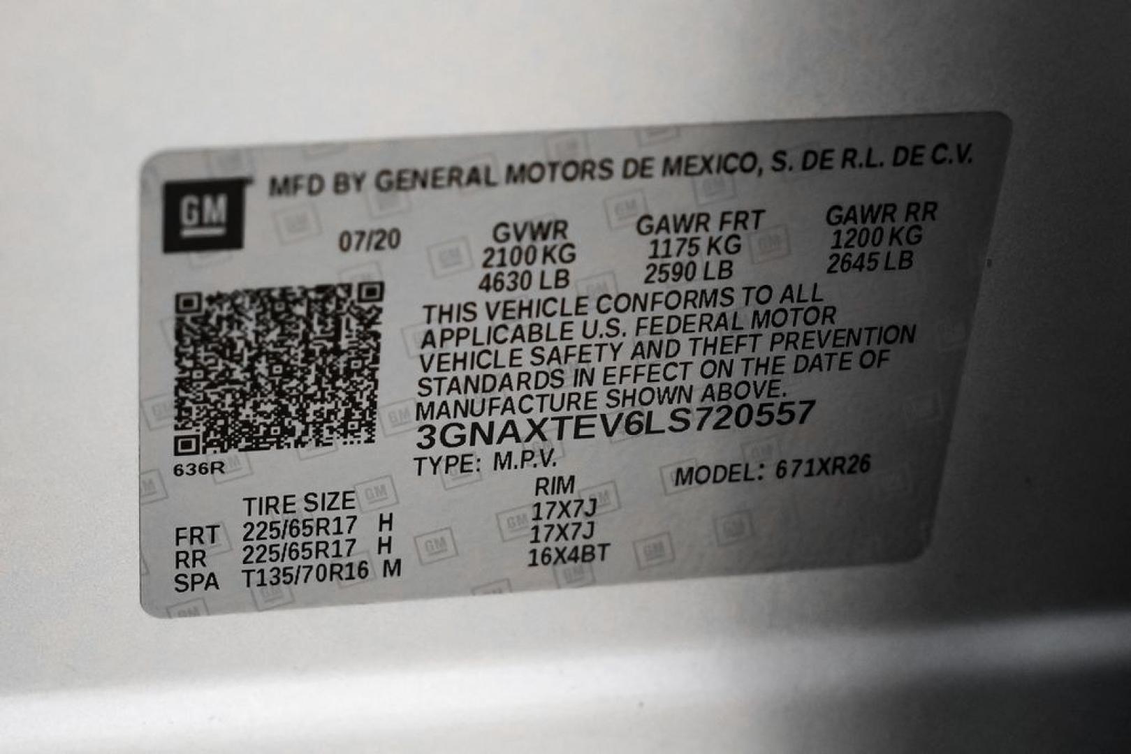 2020 Silver Ice Metallic /Jet Black Chevrolet Equinox LT (3GNAXTEV6LS) with an 1.5L DOHC engine, Automatic transmission, located at 15300 Midway Rd., Addison, TX, 75001, (972) 702-0011, 32.958321, -96.838074 - Photo#61