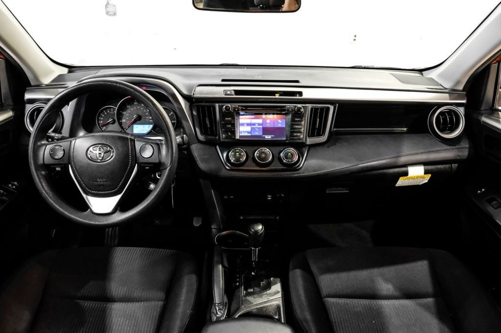 2016 Hot Lava /Black Toyota RAV4 LE (JTMZFREV3GJ) with an 2.5L 4-Cylinder DOHC Dual VVT-i engine, Automatic transmission, located at 15300 Midway Rd., Addison, TX, 75001, (972) 702-0011, 32.958321, -96.838074 - Photo#16