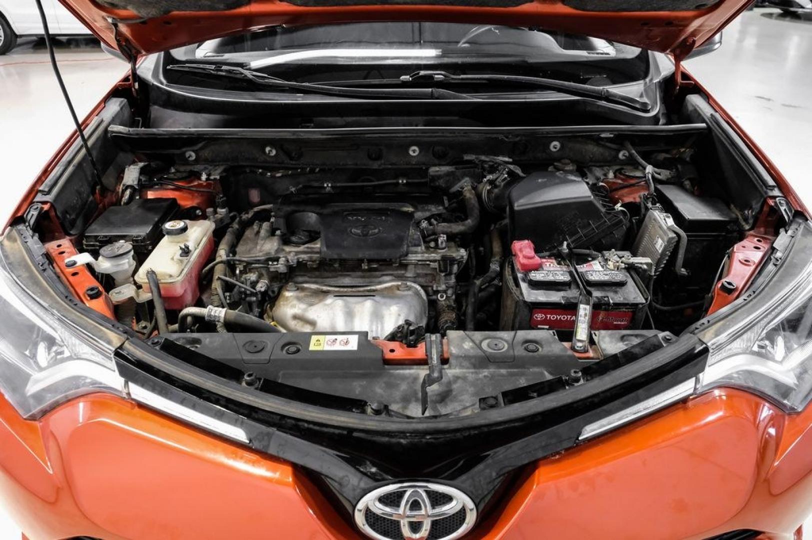2016 Hot Lava /Black Toyota RAV4 LE (JTMZFREV3GJ) with an 2.5L 4-Cylinder DOHC Dual VVT-i engine, Automatic transmission, located at 15300 Midway Rd., Addison, TX, 75001, (972) 702-0011, 32.958321, -96.838074 - Photo#53