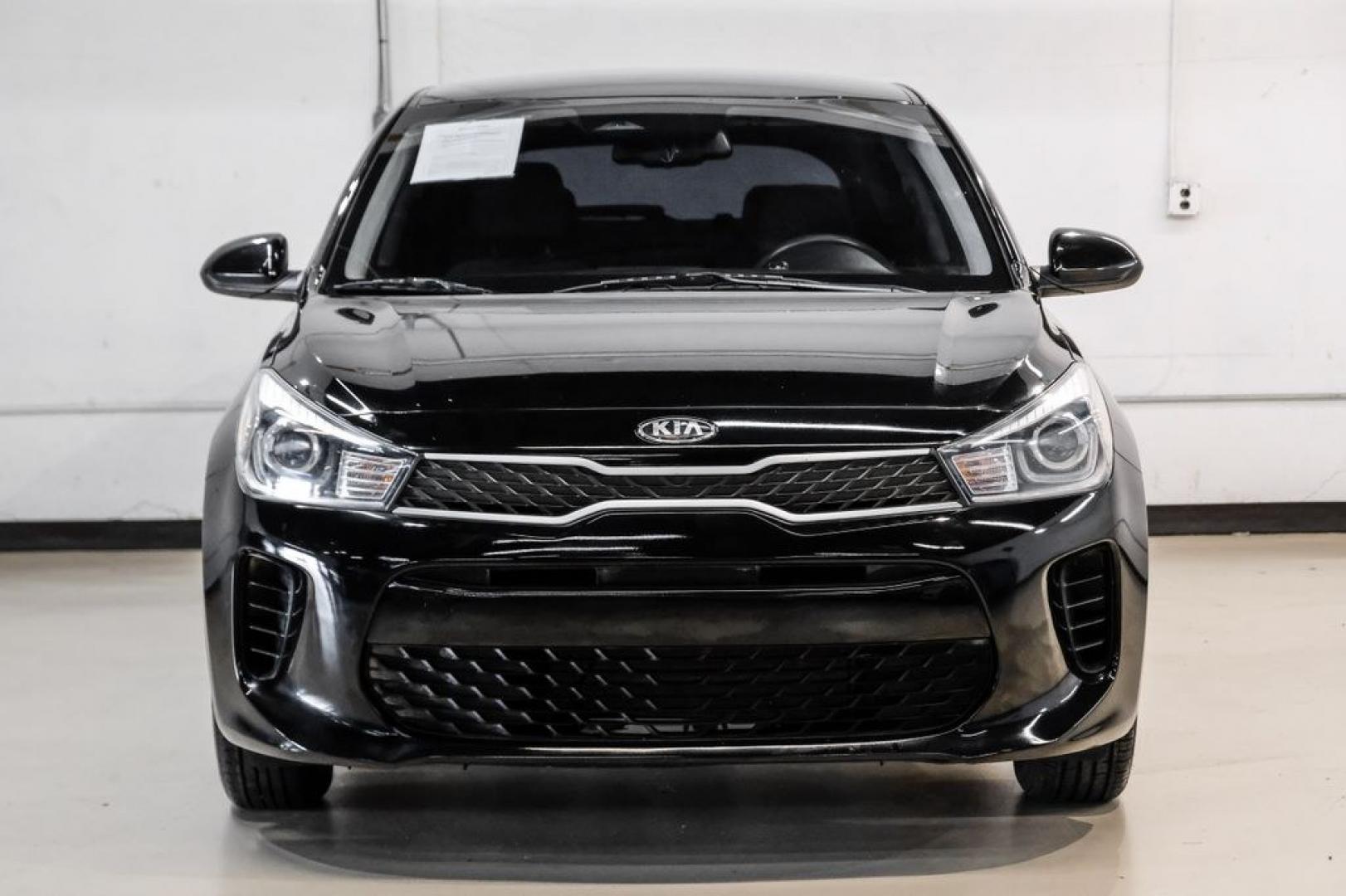 2023 Aurora Black /Gray Kia Rio S (3KPA25AD9PE) with an 1.6L 4-Cylinder engine, CVT transmission, located at 15300 Midway Rd., Addison, TX, 75001, (972) 702-0011, 32.958321, -96.838074- Photo#4
