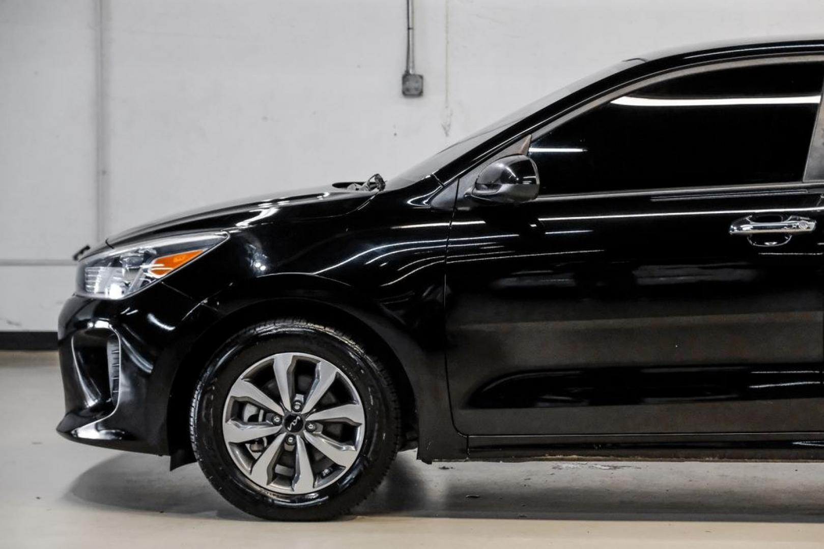 2023 Aurora Black /Gray Kia Rio S (3KPA25AD9PE) with an 1.6L 4-Cylinder engine, CVT transmission, located at 15300 Midway Rd., Addison, TX, 75001, (972) 702-0011, 32.958321, -96.838074- Photo#11