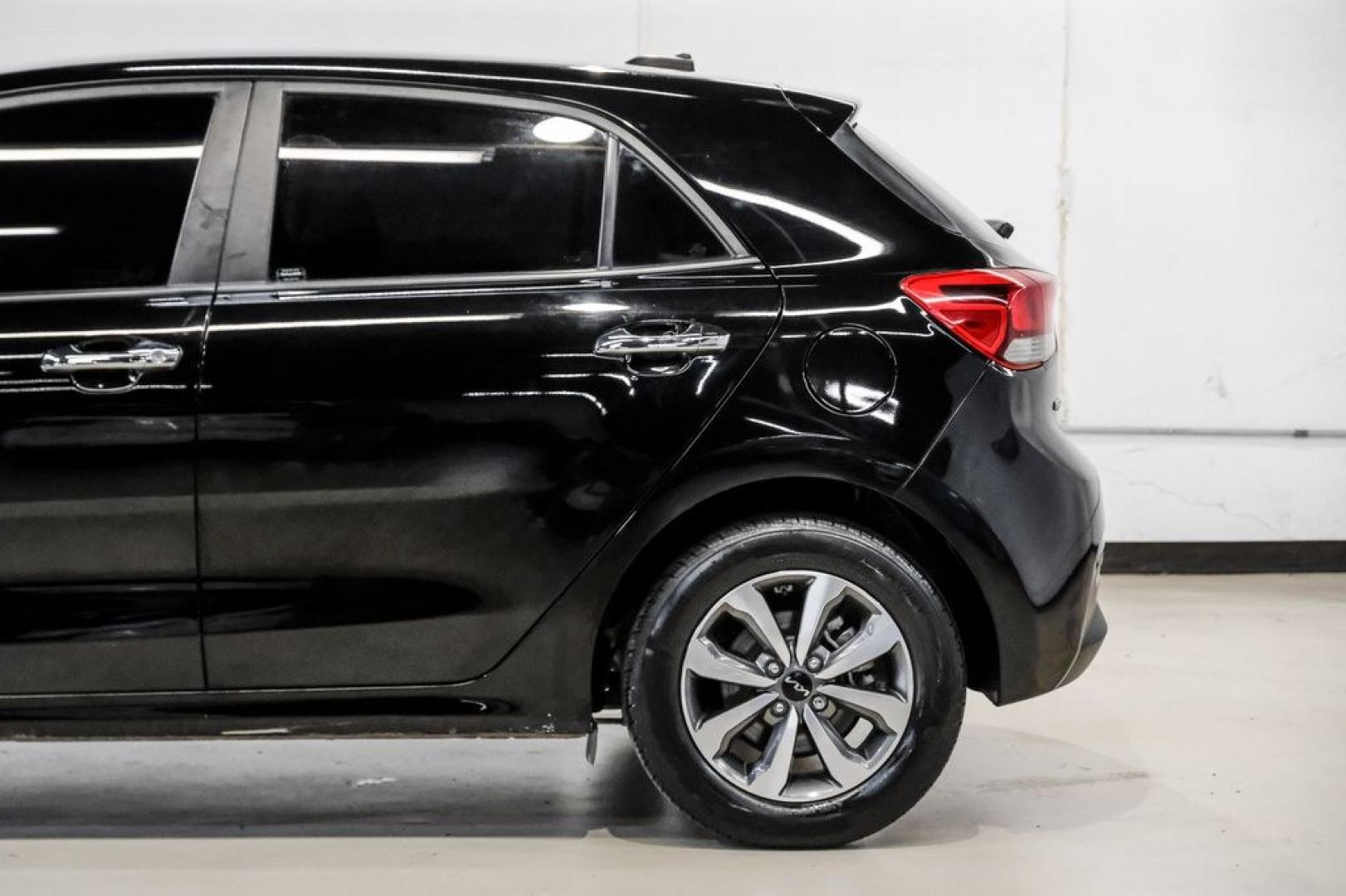 2023 Aurora Black /Gray Kia Rio S (3KPA25AD9PE) with an 1.6L 4-Cylinder engine, CVT transmission, located at 15300 Midway Rd., Addison, TX, 75001, (972) 702-0011, 32.958321, -96.838074- Photo#12