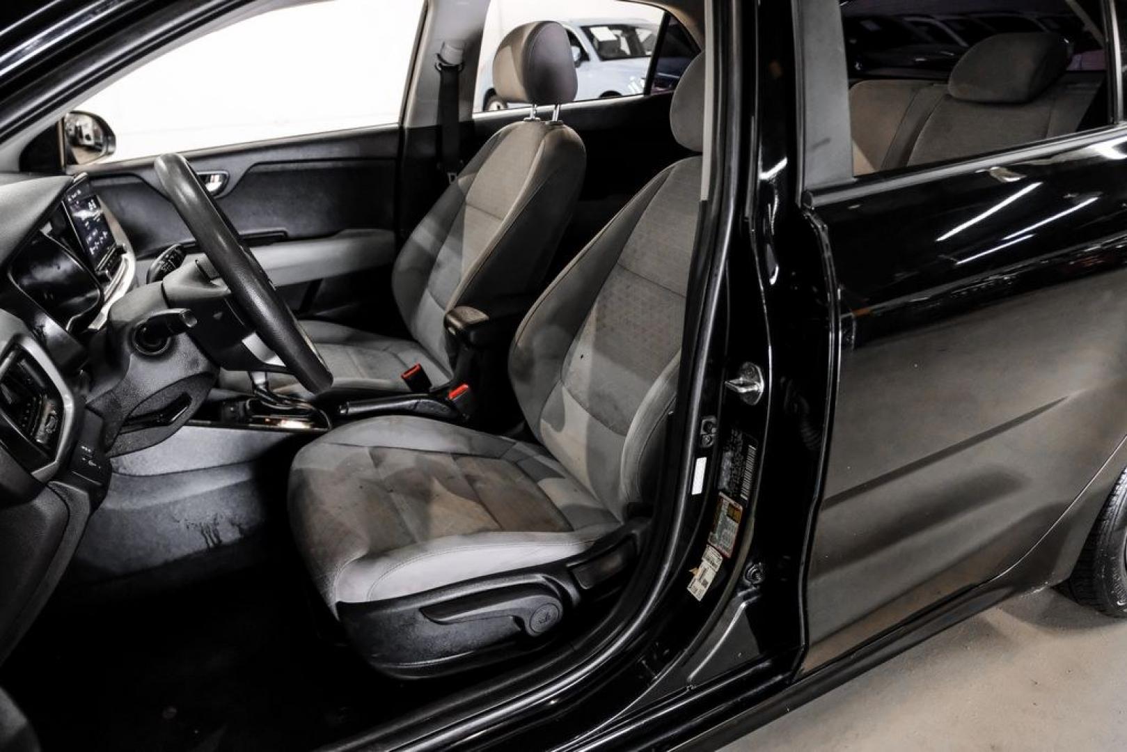 2023 Aurora Black /Gray Kia Rio S (3KPA25AD9PE) with an 1.6L 4-Cylinder engine, CVT transmission, located at 15300 Midway Rd., Addison, TX, 75001, (972) 702-0011, 32.958321, -96.838074- Photo#31