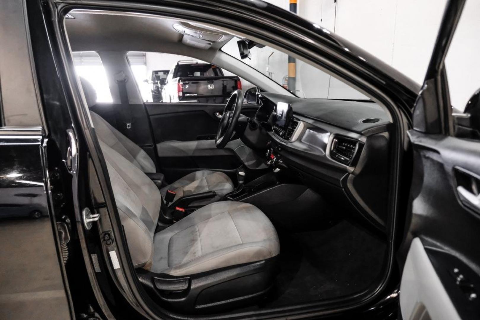 2023 Aurora Black /Gray Kia Rio S (3KPA25AD9PE) with an 1.6L 4-Cylinder engine, CVT transmission, located at 15300 Midway Rd., Addison, TX, 75001, (972) 702-0011, 32.958321, -96.838074- Photo#33