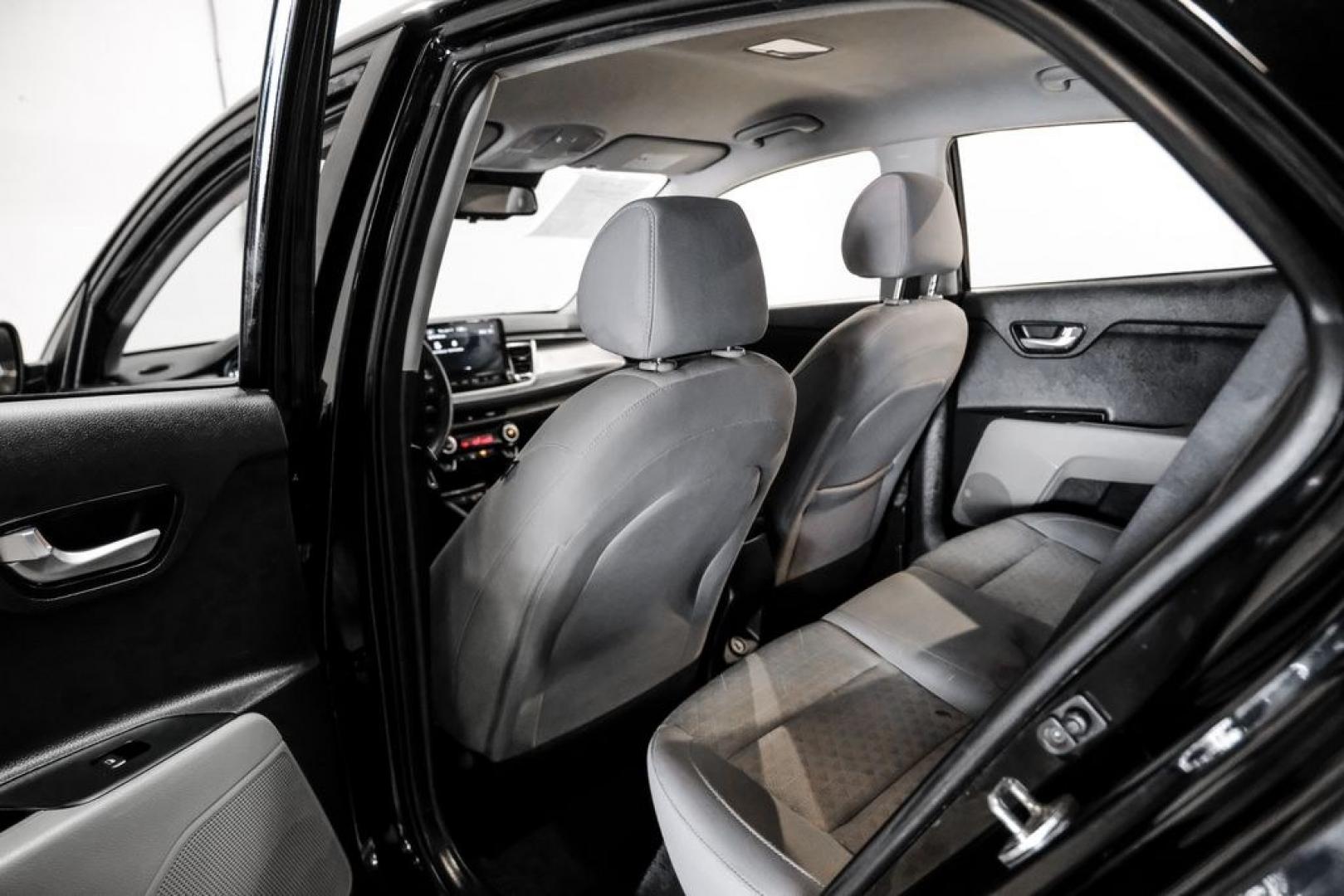 2023 Aurora Black /Gray Kia Rio S (3KPA25AD9PE) with an 1.6L 4-Cylinder engine, CVT transmission, located at 15300 Midway Rd., Addison, TX, 75001, (972) 702-0011, 32.958321, -96.838074- Photo#37