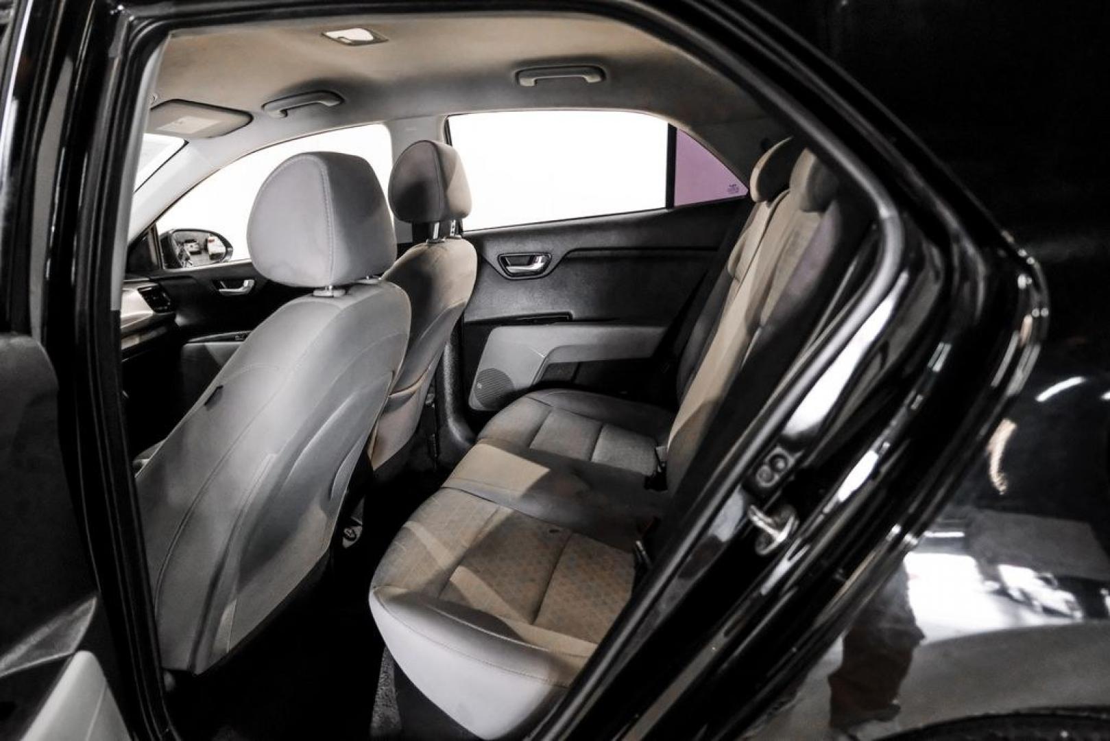 2023 Aurora Black /Gray Kia Rio S (3KPA25AD9PE) with an 1.6L 4-Cylinder engine, CVT transmission, located at 15300 Midway Rd., Addison, TX, 75001, (972) 702-0011, 32.958321, -96.838074- Photo#38