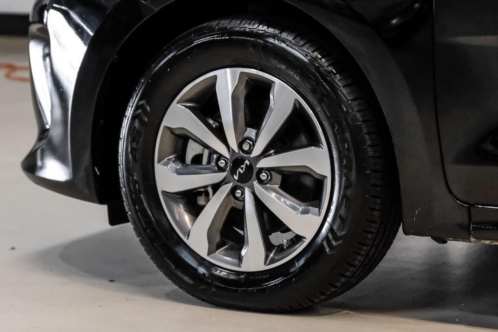 2023 Aurora Black /Gray Kia Rio S (3KPA25AD9PE) with an 1.6L 4-Cylinder engine, CVT transmission, located at 15300 Midway Rd., Addison, TX, 75001, (972) 702-0011, 32.958321, -96.838074- Photo#53