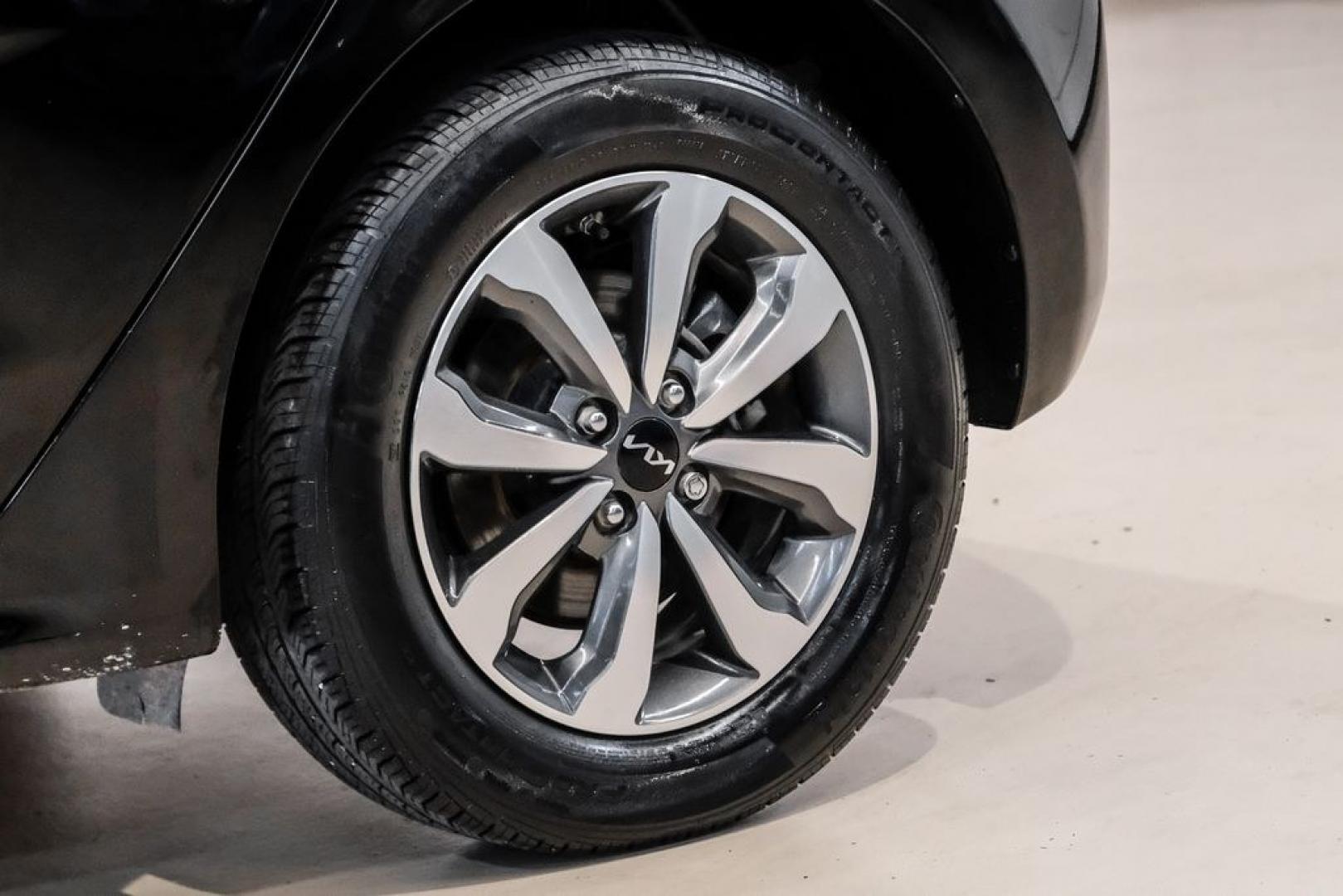 2023 Aurora Black /Gray Kia Rio S (3KPA25AD9PE) with an 1.6L 4-Cylinder engine, CVT transmission, located at 15300 Midway Rd., Addison, TX, 75001, (972) 702-0011, 32.958321, -96.838074- Photo#54