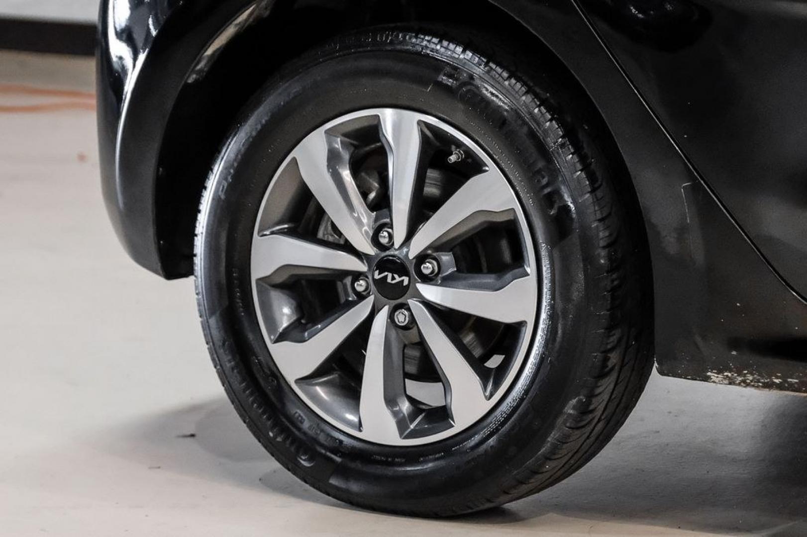 2023 Aurora Black /Gray Kia Rio S (3KPA25AD9PE) with an 1.6L 4-Cylinder engine, CVT transmission, located at 15300 Midway Rd., Addison, TX, 75001, (972) 702-0011, 32.958321, -96.838074- Photo#55