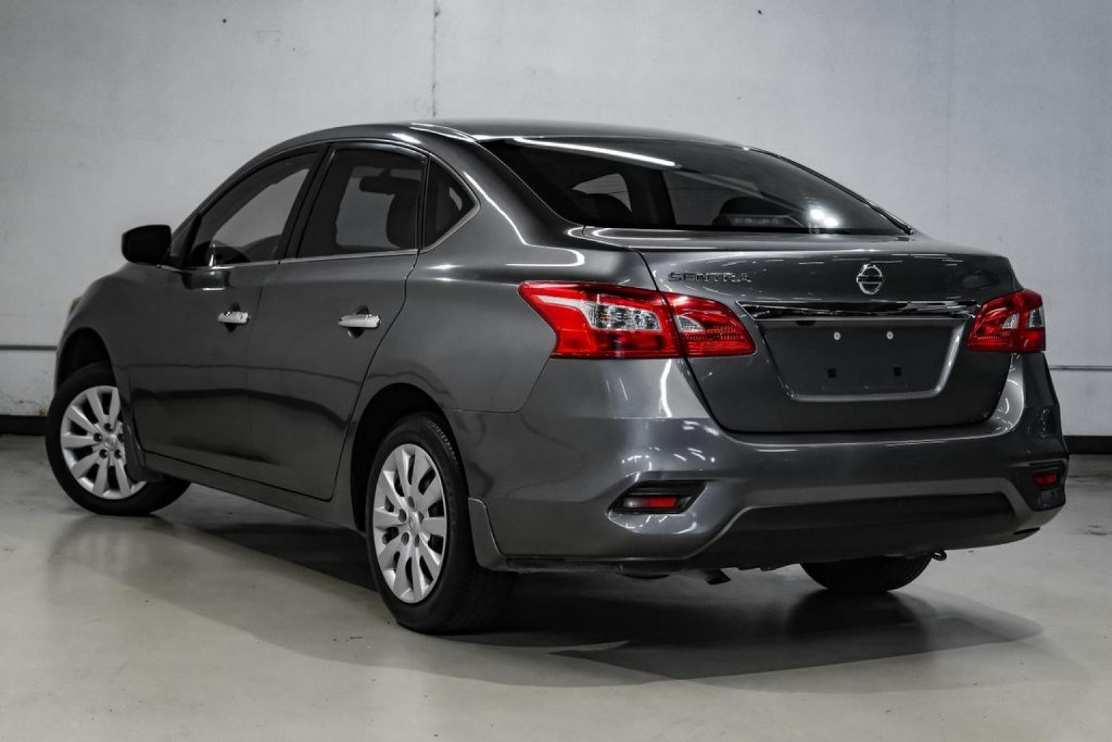 2019 Gun Metallic /Charcoal Nissan Sentra S (3N1AB7AP4KY) with an 1.8L 4-Cylinder DOHC 16V engine, CVT transmission, located at 15300 Midway Rd., Addison, TX, 75001, (972) 702-0011, 32.958321, -96.838074- Photo#10