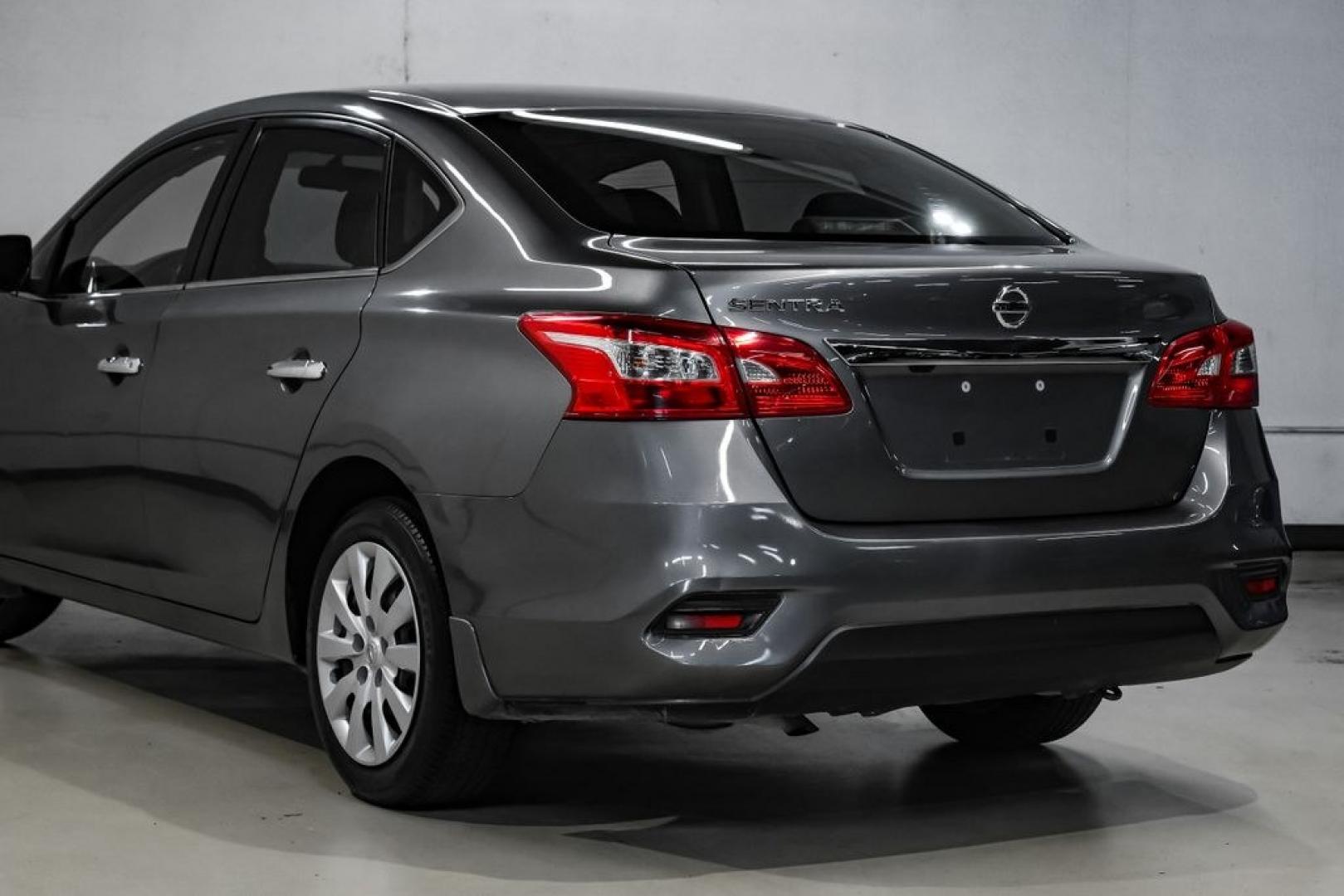 2019 Gun Metallic /Charcoal Nissan Sentra S (3N1AB7AP4KY) with an 1.8L 4-Cylinder DOHC 16V engine, CVT transmission, located at 15300 Midway Rd., Addison, TX, 75001, (972) 702-0011, 32.958321, -96.838074- Photo#12