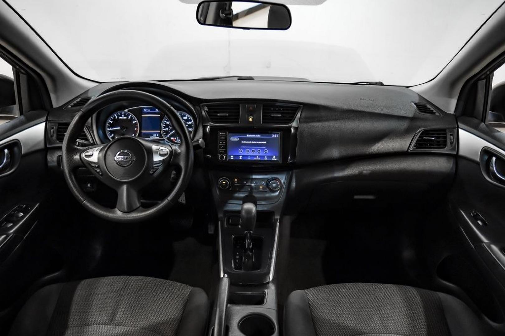 2019 Gun Metallic /Charcoal Nissan Sentra S (3N1AB7AP4KY) with an 1.8L 4-Cylinder DOHC 16V engine, CVT transmission, located at 15300 Midway Rd., Addison, TX, 75001, (972) 702-0011, 32.958321, -96.838074- Photo#17