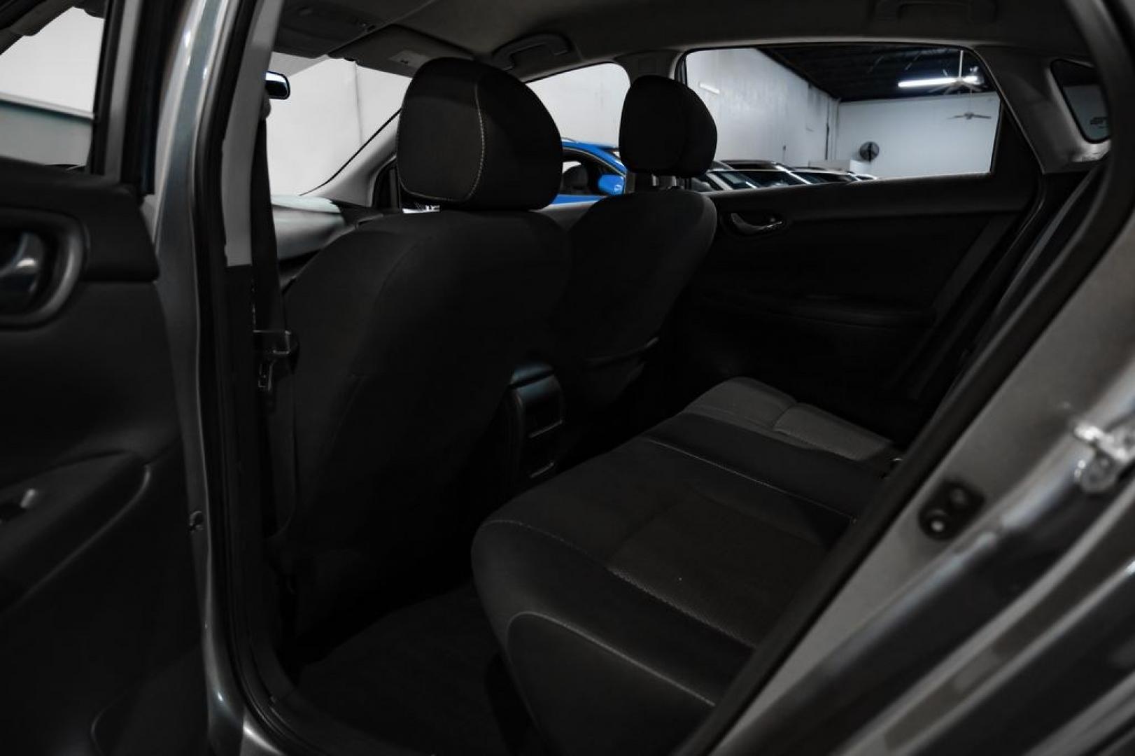 2019 Gun Metallic /Charcoal Nissan Sentra S (3N1AB7AP4KY) with an 1.8L 4-Cylinder DOHC 16V engine, CVT transmission, located at 15300 Midway Rd., Addison, TX, 75001, (972) 702-0011, 32.958321, -96.838074- Photo#35