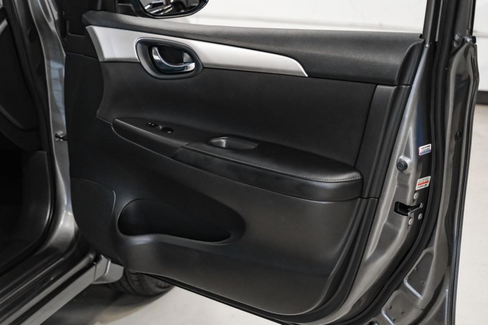 2019 Gun Metallic /Charcoal Nissan Sentra S (3N1AB7AP4KY) with an 1.8L 4-Cylinder DOHC 16V engine, CVT transmission, located at 15300 Midway Rd., Addison, TX, 75001, (972) 702-0011, 32.958321, -96.838074- Photo#41