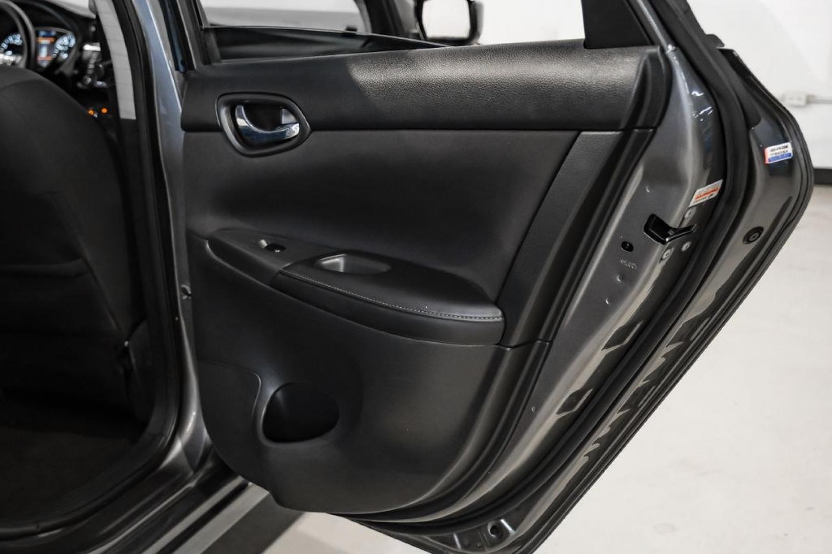 2019 Gun Metallic /Charcoal Nissan Sentra S (3N1AB7AP4KY) with an 1.8L 4-Cylinder DOHC 16V engine, CVT transmission, located at 15300 Midway Rd., Addison, TX, 75001, (972) 702-0011, 32.958321, -96.838074- Photo#43