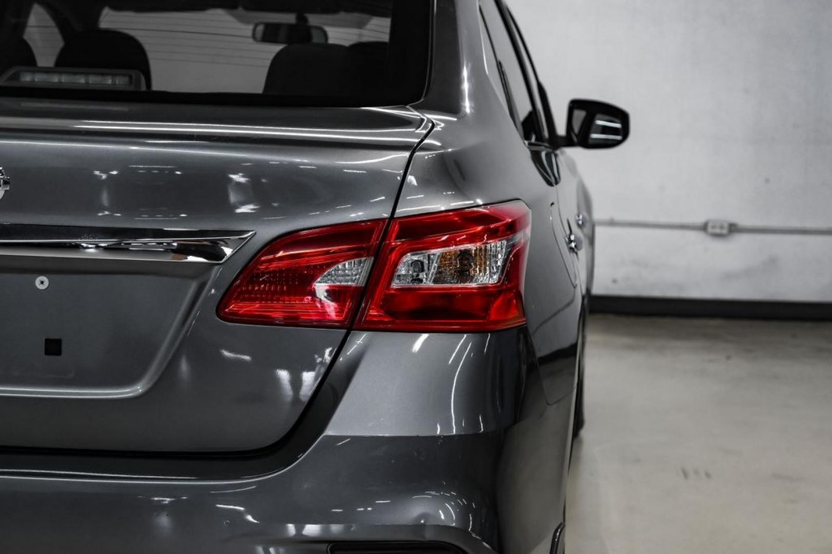 2019 Gun Metallic /Charcoal Nissan Sentra S (3N1AB7AP4KY) with an 1.8L 4-Cylinder DOHC 16V engine, CVT transmission, located at 15300 Midway Rd., Addison, TX, 75001, (972) 702-0011, 32.958321, -96.838074- Photo#45