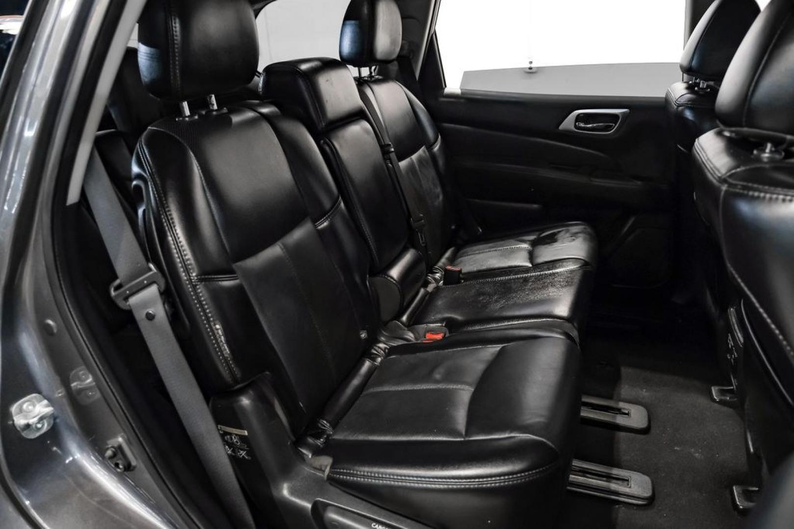 2020 Gun Metallic /Charcoal Nissan Pathfinder Platinum (5N1DR2DN6LC) with an V6 engine, CVT transmission, located at 15300 Midway Rd., Addison, TX, 75001, (972) 702-0011, 32.958321, -96.838074- Photo#37