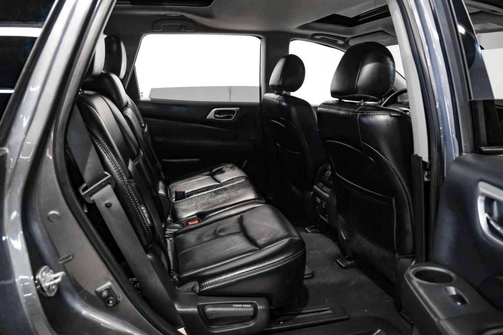 2020 Gun Metallic /Charcoal Nissan Pathfinder Platinum (5N1DR2DN6LC) with an V6 engine, CVT transmission, located at 15300 Midway Rd., Addison, TX, 75001, (972) 702-0011, 32.958321, -96.838074- Photo#38