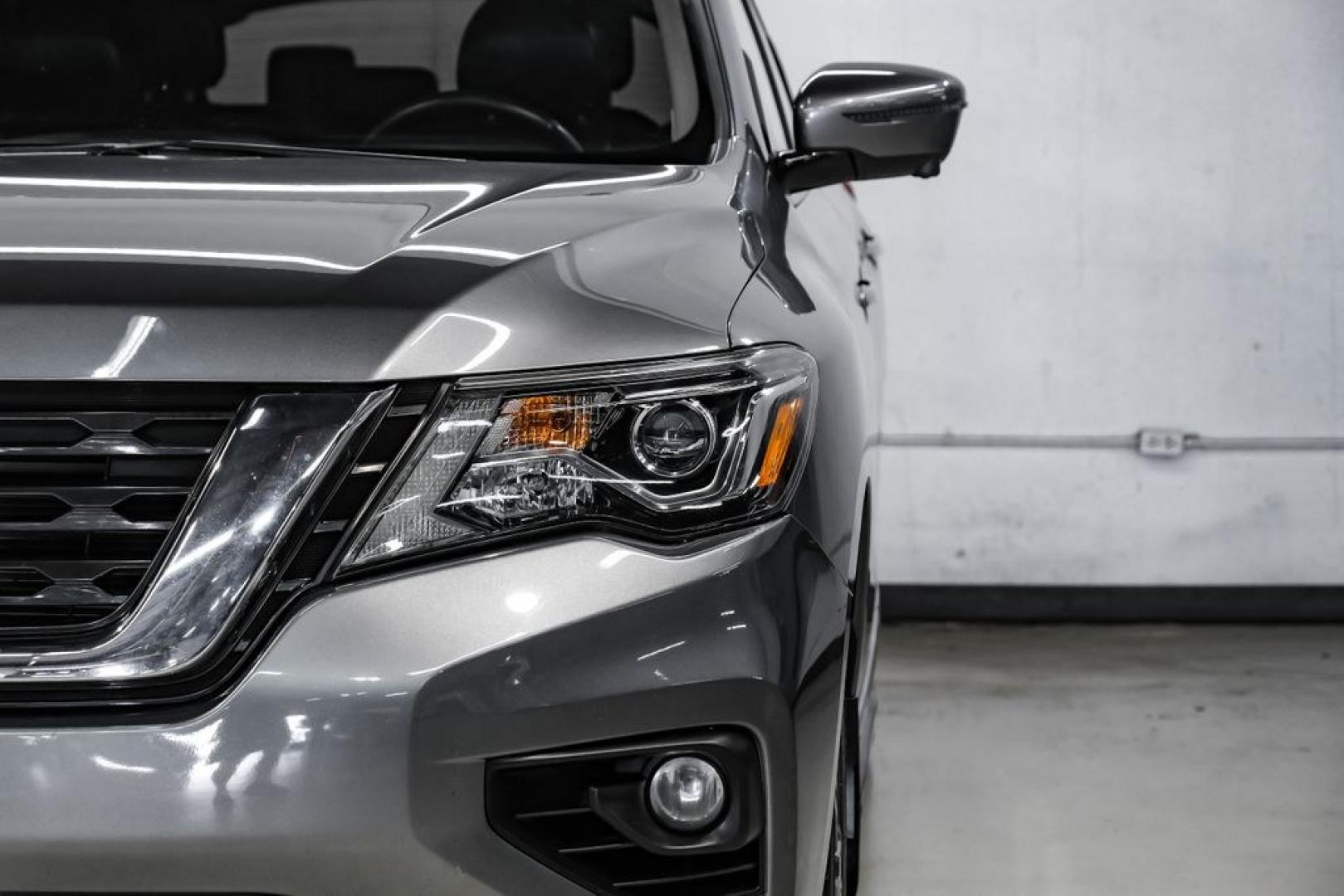 2020 Gun Metallic /Charcoal Nissan Pathfinder Platinum (5N1DR2DN6LC) with an V6 engine, CVT transmission, located at 15300 Midway Rd., Addison, TX, 75001, (972) 702-0011, 32.958321, -96.838074- Photo#51