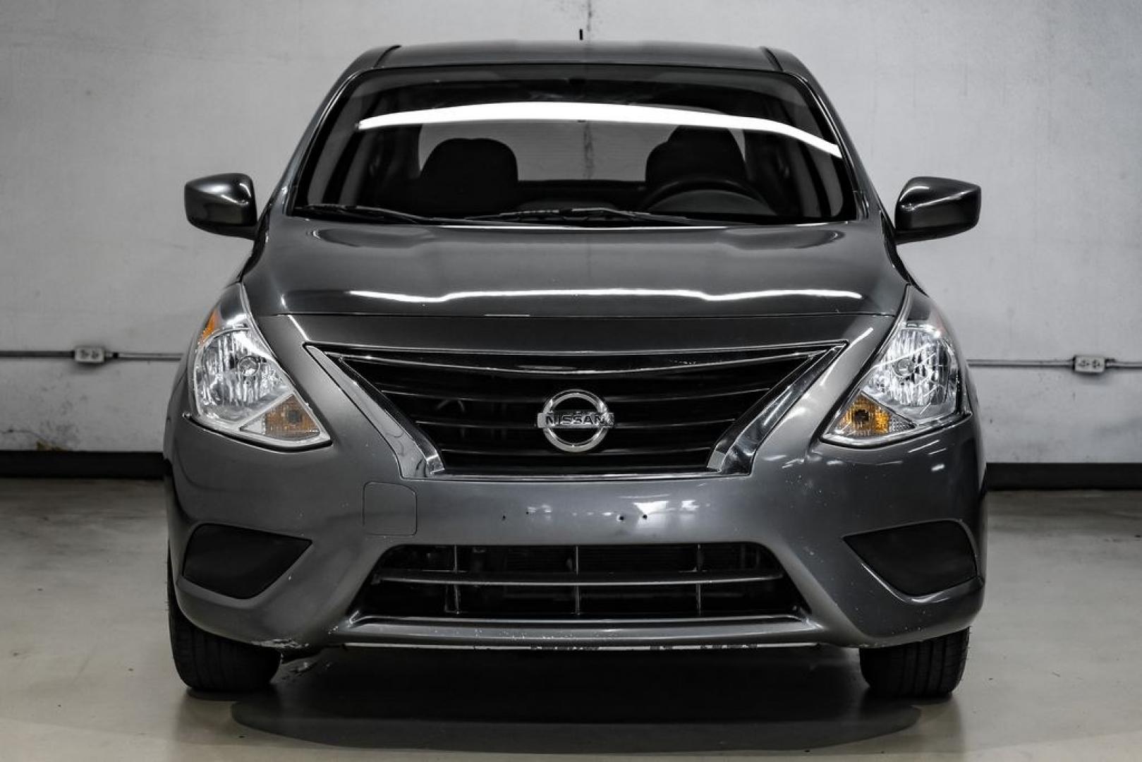 2019 Gun Metallic /Charcoal Nissan Versa 1.6 S Plus (3N1CN7APXKL) with an 1.6L 4-Cylinder DOHC 16V engine, CVT transmission, located at 15300 Midway Rd., Addison, TX, 75001, (972) 702-0011, 32.958321, -96.838074- Photo#5