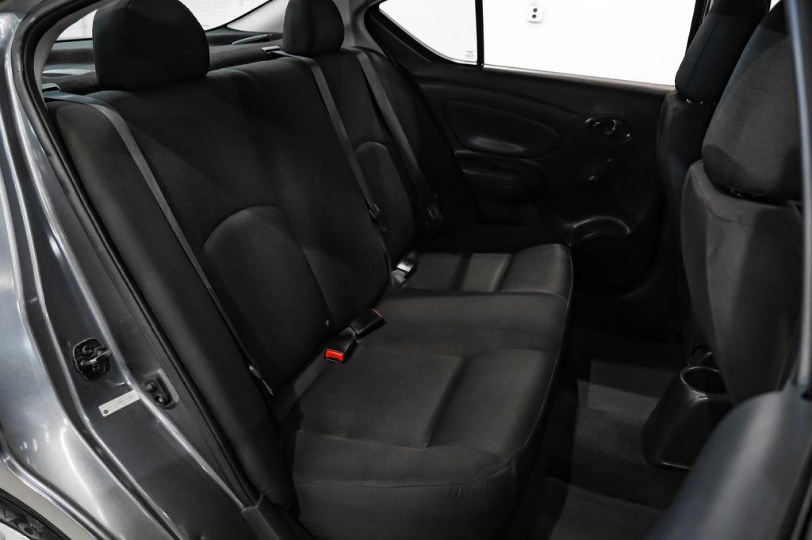 2019 Gun Metallic /Charcoal Nissan Versa 1.6 S Plus (3N1CN7APXKL) with an 1.6L 4-Cylinder DOHC 16V engine, CVT transmission, located at 15300 Midway Rd., Addison, TX, 75001, (972) 702-0011, 32.958321, -96.838074- Photo#32