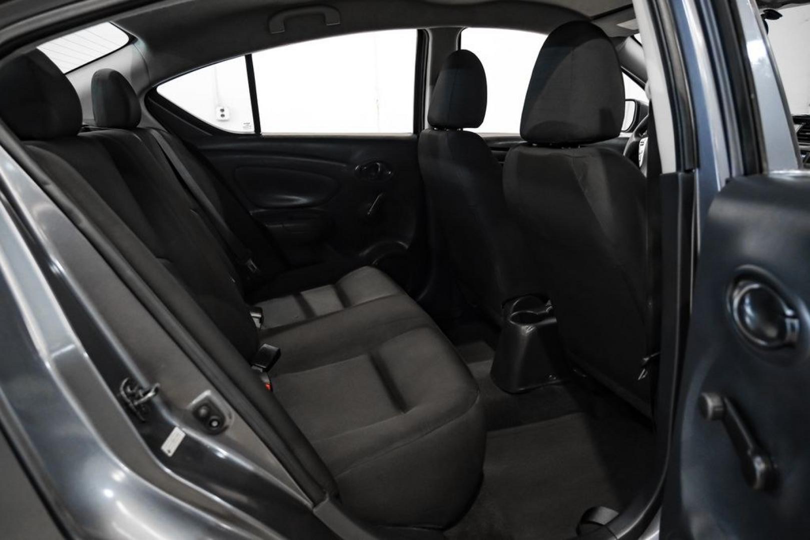 2019 Gun Metallic /Charcoal Nissan Versa 1.6 S Plus (3N1CN7APXKL) with an 1.6L 4-Cylinder DOHC 16V engine, CVT transmission, located at 15300 Midway Rd., Addison, TX, 75001, (972) 702-0011, 32.958321, -96.838074- Photo#33