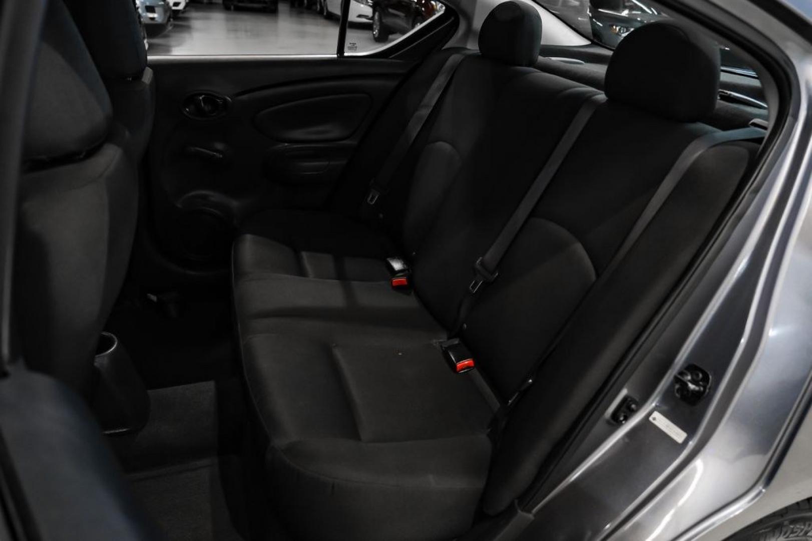 2019 Gun Metallic /Charcoal Nissan Versa 1.6 S Plus (3N1CN7APXKL) with an 1.6L 4-Cylinder DOHC 16V engine, CVT transmission, located at 15300 Midway Rd., Addison, TX, 75001, (972) 702-0011, 32.958321, -96.838074- Photo#35