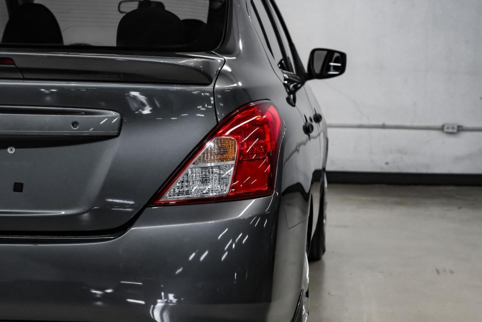 2019 Gun Metallic /Charcoal Nissan Versa 1.6 S Plus (3N1CN7APXKL) with an 1.6L 4-Cylinder DOHC 16V engine, CVT transmission, located at 15300 Midway Rd., Addison, TX, 75001, (972) 702-0011, 32.958321, -96.838074- Photo#43
