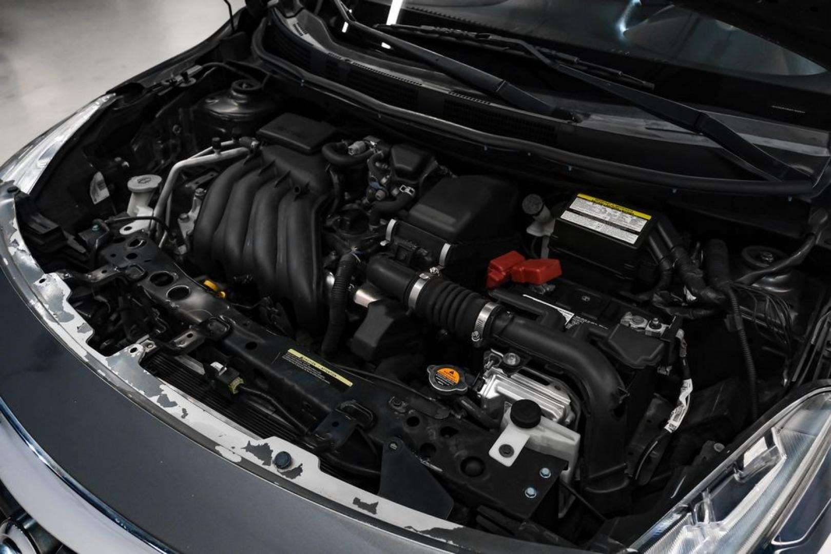 2019 Gun Metallic /Charcoal Nissan Versa 1.6 S Plus (3N1CN7APXKL) with an 1.6L 4-Cylinder DOHC 16V engine, CVT transmission, located at 15300 Midway Rd., Addison, TX, 75001, (972) 702-0011, 32.958321, -96.838074- Photo#44